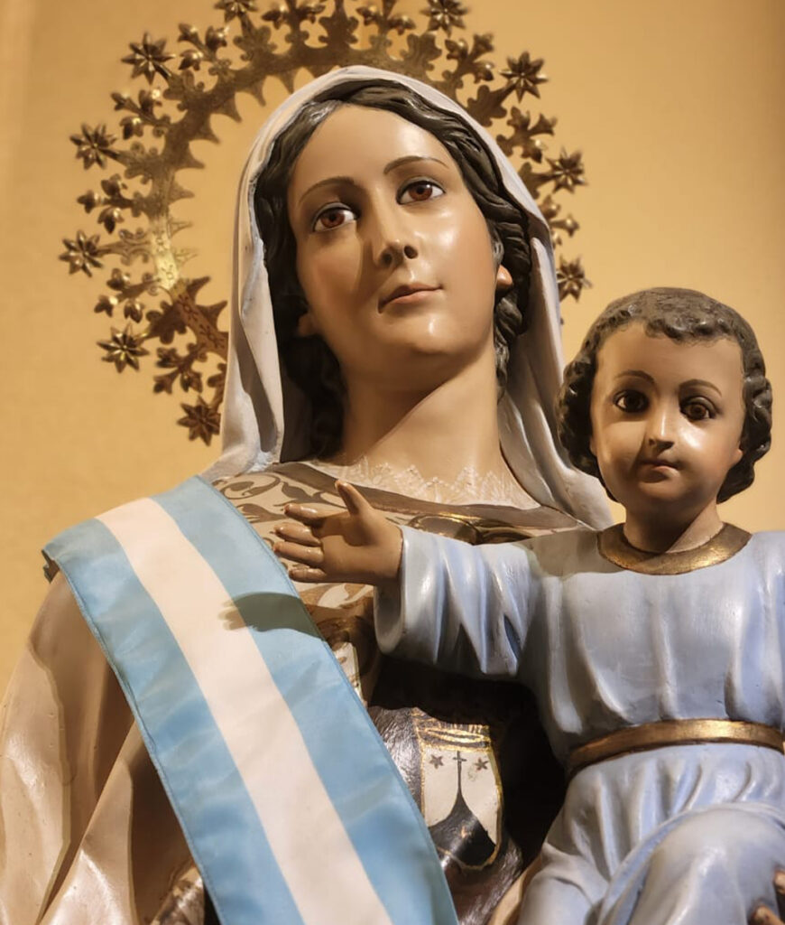 Imagen de la Virgen del Carmen.